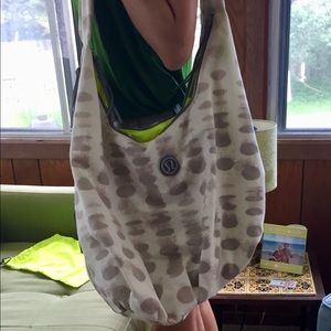Large Lululemon Athletica gym bag